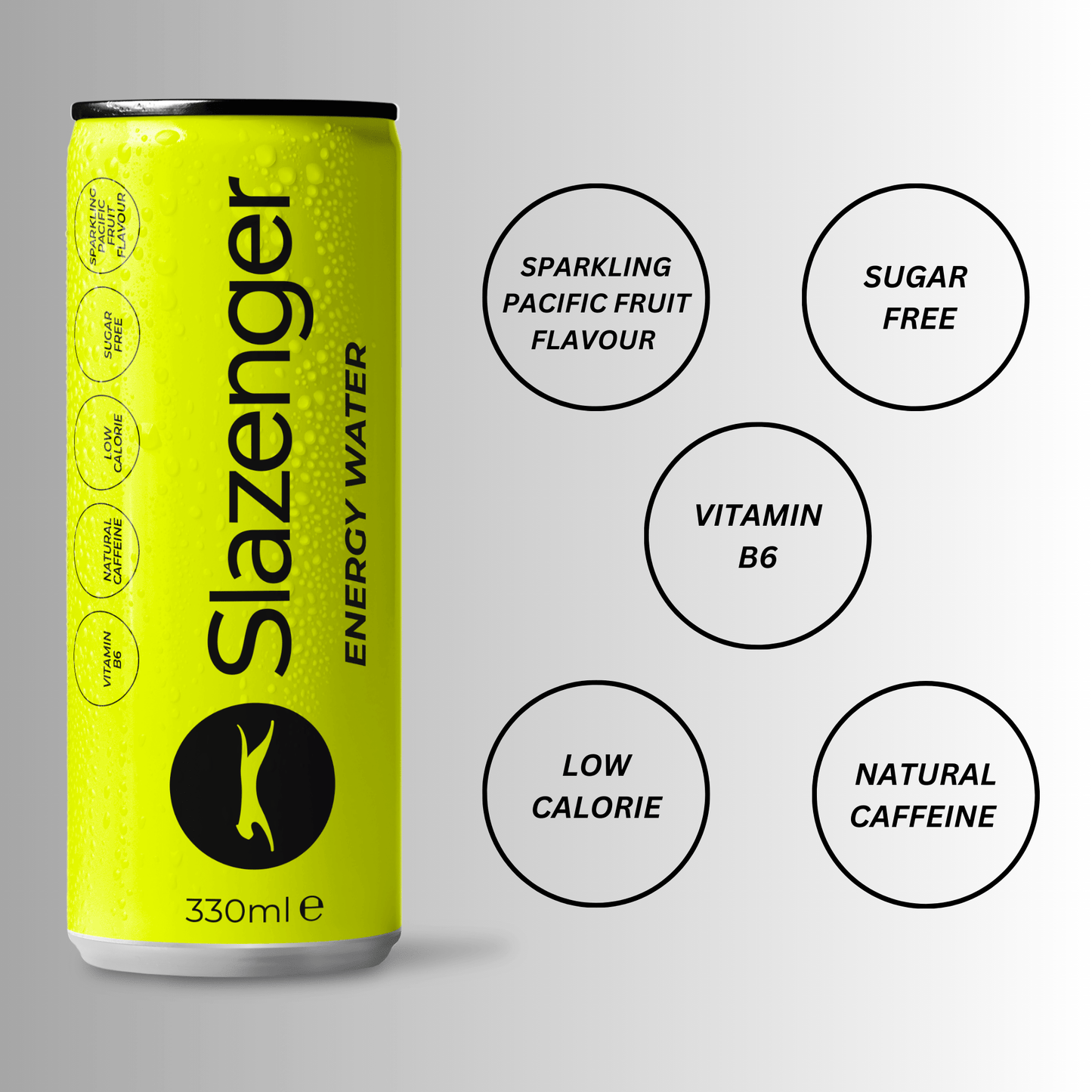 Slazenger Energy Water Yellow Can Next Product Benefits
